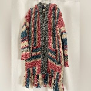 Girls Long Wool Cardigan / 6x